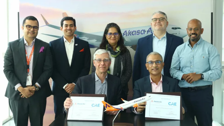 CAE signs long-term agreement with Akasa Air for Boeing 737MAX pilot training