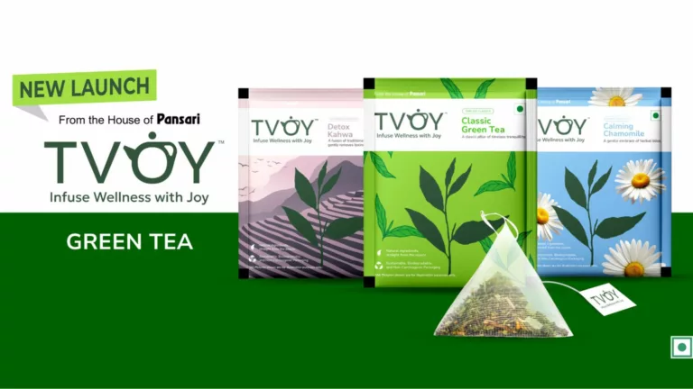 Pansari Group Launches TVOY GREEN TEA at AAHAR 2024