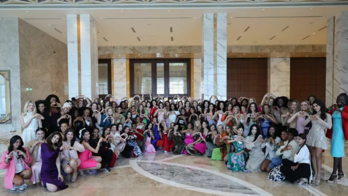 112 Miss World representatives join hands for International Women’s Day | 71st Miss World