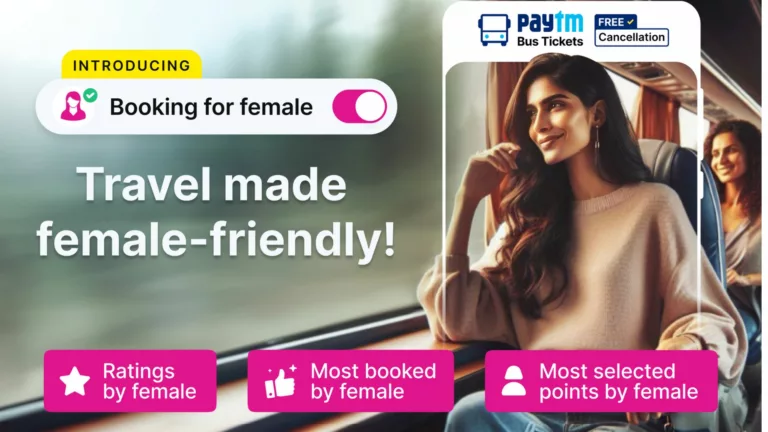 Paytm introduces 'Booking for Female' to enhance bus travel experience for women with reliable and convenient booking assistance