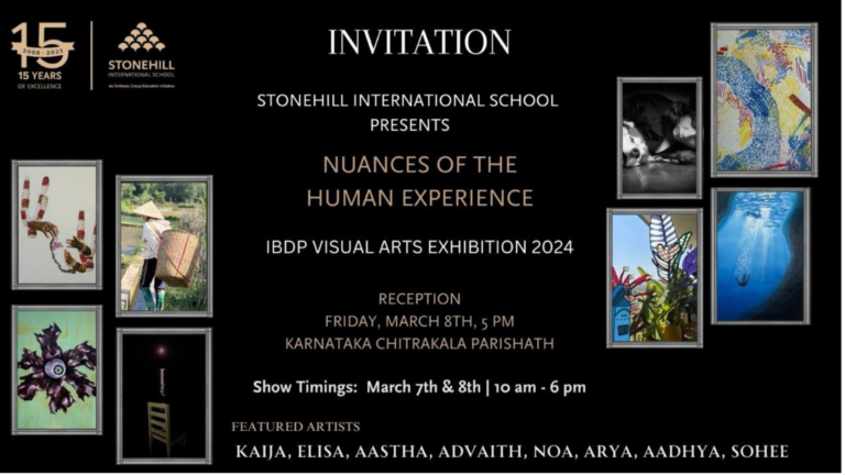Stonehill International School Presents, NUANCES OF THE HUMAN EXPERIENCE, An IBDP Visual Arts Exhibition 2024