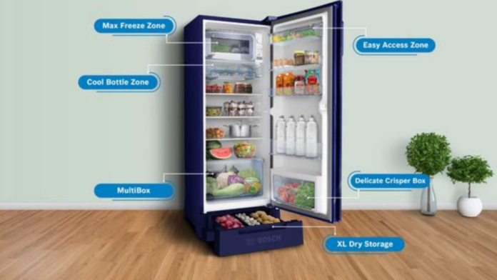 Bosch’s All New Single Door Refrigerators Hits Indian Market, Offering Maximum Space, Style, and Energy Efficiency
