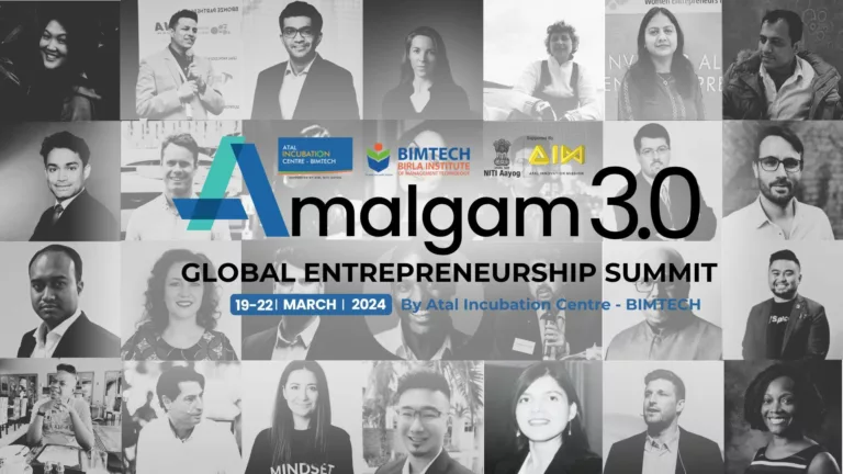 AIC-BIMTECH’s Amalgam 3.0: Global Entrepreneurship Summit Unveils Four-Day Extravaganza of Innovation and Collaboration