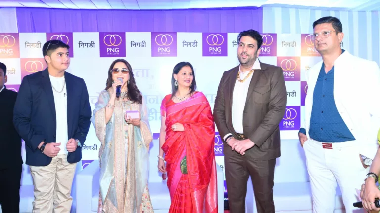 Bollywood Icon Madhuri Dixit Inaugurates PNG Jewellers’ Newest Store in Nigdi, Pune