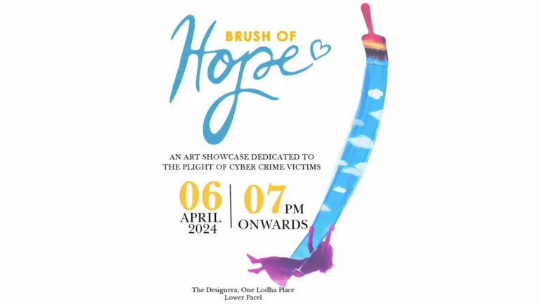 Brush of Hope: An Art Exhibition in Collaboration with the Maharashtra Cyber Crime Branch to Fight Cyberbullying