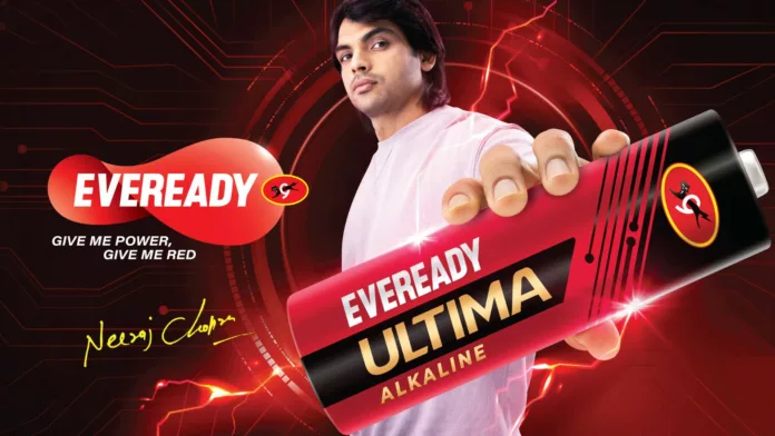 Neeraj Chopra Energizes Eveready, Endorses Ultima Alkaline Batteries for Enhanced Power and Reliability
