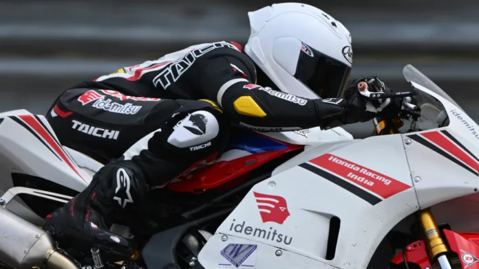 TOP 15 finish for IDEMITSU Honda Racing India’s Kavin Quintal in Race 2 of Round 1 of 2024 Asia Road Racing Championship