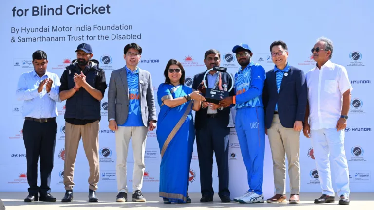 Hyundai Motor India successfully concludes Samarth Championship for Blind Cricket