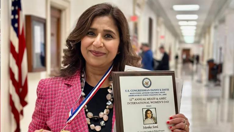 Menka Soni Honored as Top 20 Global Woman of Excellence at Congressional International Women's Day Celebration by United States Congress at Capitol Hill, Washington DC