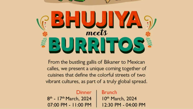 Bhujiya meets Burritos @Novotel Hyderabad Convention Centre