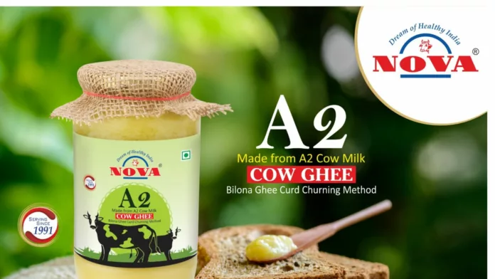 Nova Dairy Introduces A2 Cow Ghee, A Premium Addition to its Range of Dairy Products