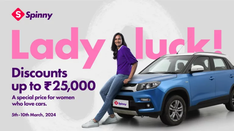 Spinny launches 'Lady Luck' initiative on International Women’s Day