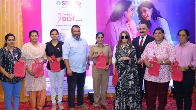 SBI Life organizes ‘Thanks A Dot’- Breast Cancer Awareness program for women officers of Mumbai Police to promote self-breast examination
