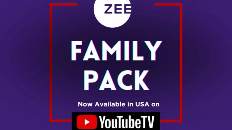 “Unveiling 'Zee Family Pack': Elevating South Asian Entertainment with Nationwide Access on YouTube TV!