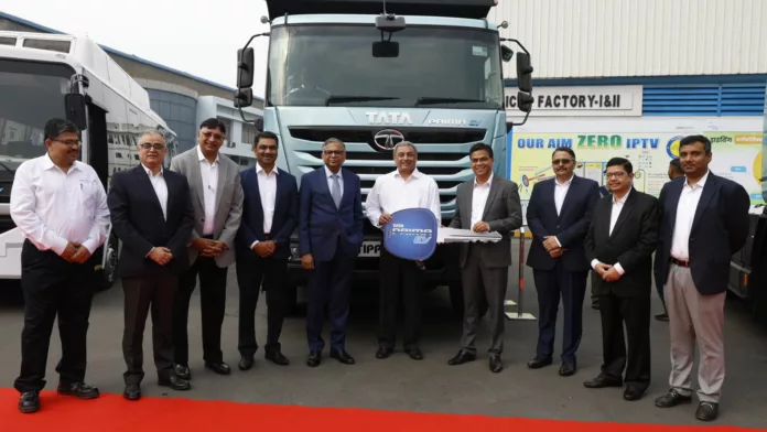 Tata Steel receives its first next-gen, eco-friendly fleet of commercial vehicles from Tata Motors