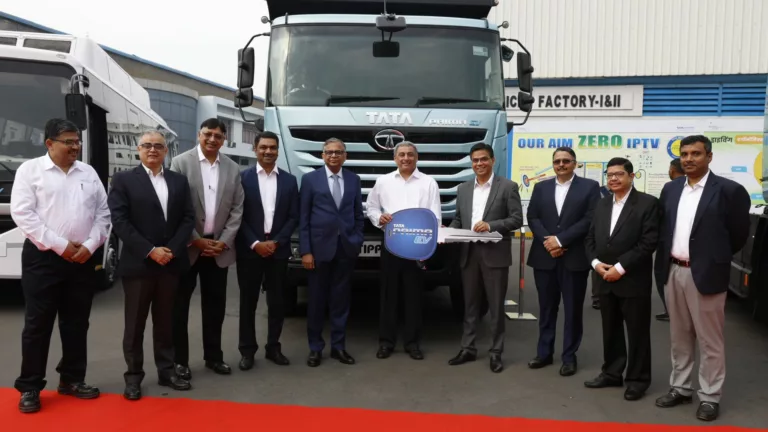 Tata Steel receives its first next-gen, eco-friendly fleet of commercial vehicles from Tata Motors