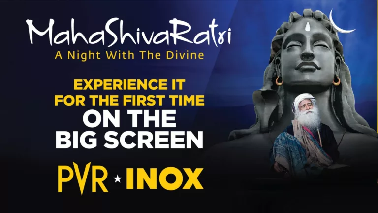 PVR INOX to screen Isha Mahashivaratri LIVE in Cinemas