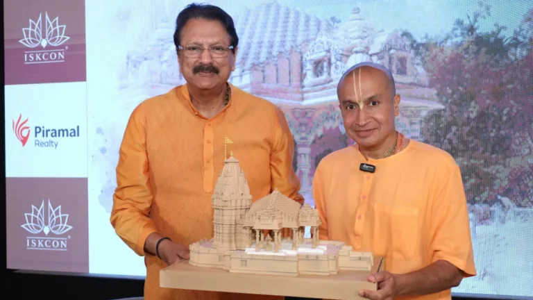 Piramal Realty and ISKCON Inaugurate Sri Sri Radha Govindadeva Mandir at Piramal Vaikunth, Thane