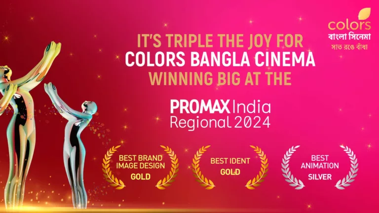 Colors Bangla Cinema shines with three wins at Promax India Regional 2024 Awards