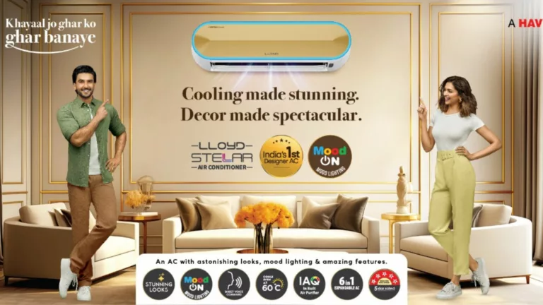 Lloyd Unveils Industry First Designer Air Conditioners With The New Campaign Starring Deepika Padukone & Ranveer Singh