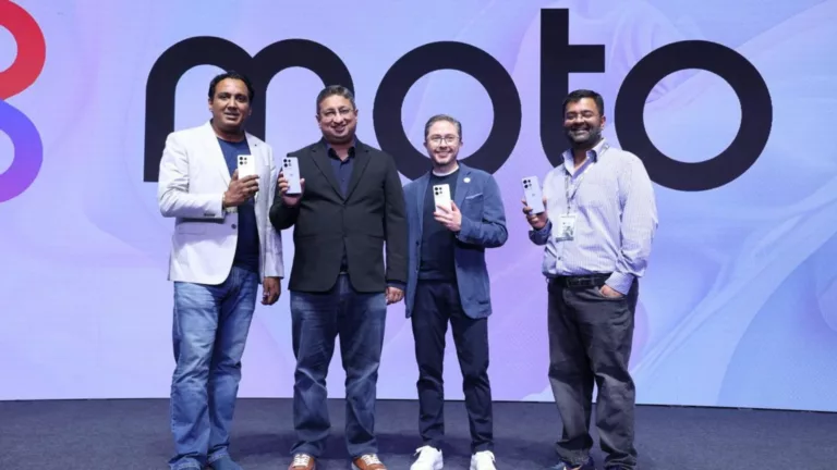 Motorola launches its highly anticipated edge 50 pro in India with the World’s first True Colour Camera and Display - validated by Pantone, disruptive AI features powered by moto AI, 125W wired & 50W wireless Charging, IP68 Underwater protection and more starting at just Rs. 27,999*
