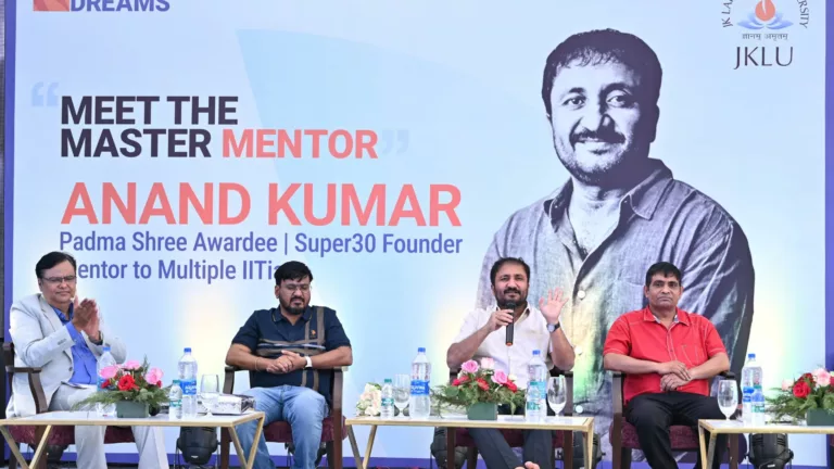 JK Lakshmipat University and Super 30 Founder Anand Kumar Launch 'Super 10 Scholar' Initiative