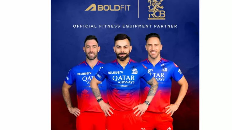 Boldfit signs as the Official Fitness Equipment Partner with Royal Challengers Bengaluru