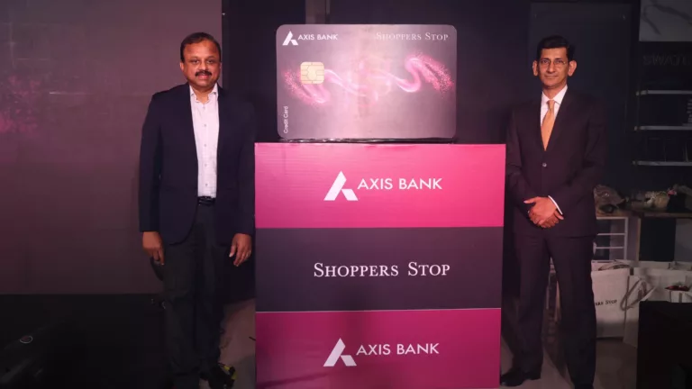 Axis Bank expands its omni-channel shopping segment through its Credit Card partnership with Shoppers Stop