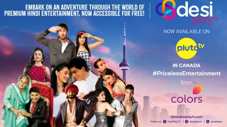 Pluto Tv In Canada Launches VIACOM18’s DESIPLAY TV, It’s First Hindi Fast Channel