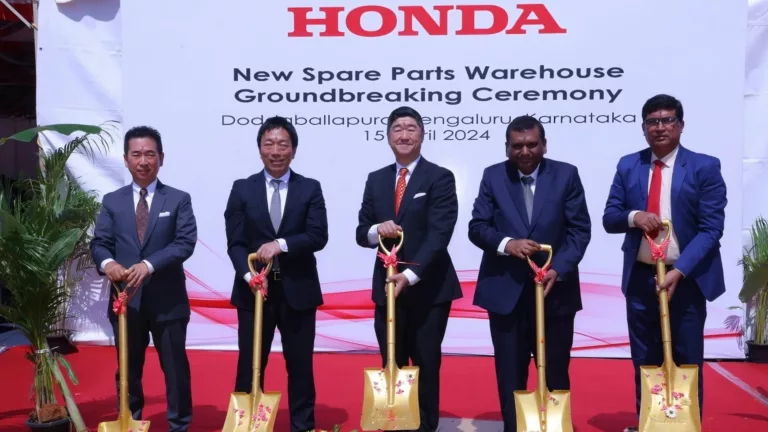 Honda starts work on new Spare parts warehouse facility in Bengaluru