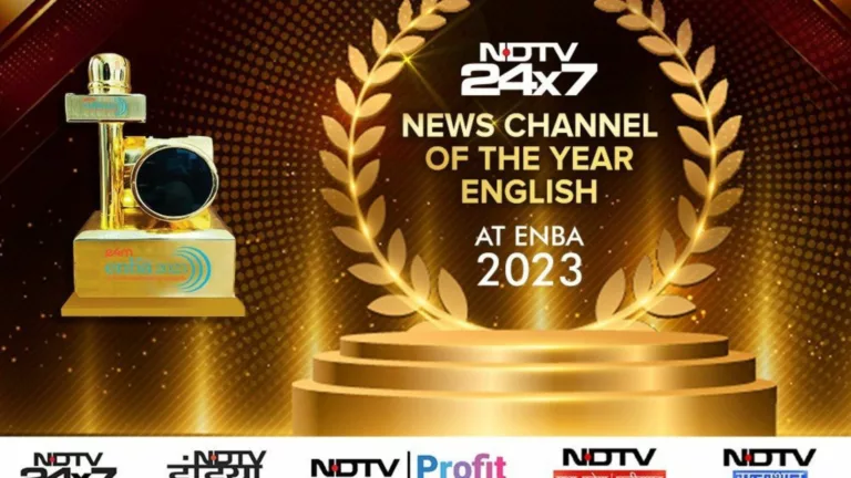 NDTV Emerges as Top Winner with 43 Metals at 16th Edition of ENBA Awards