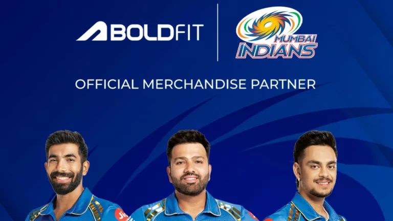 Boldfit Announces Partnership with Mumbai Indians