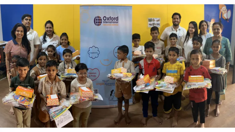 Oxford International Education Services and AngelXpress Foundation join hands to support underprivileged children in Mumbai