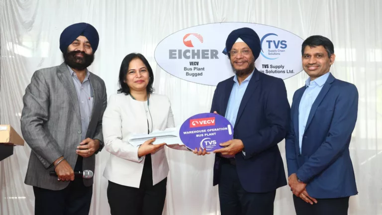 TVS SCS wins new Business Deal for Eicher’s Bus Facility in Baggad