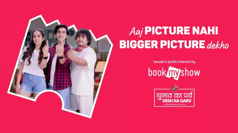 BookMyShow launches thought-provoking campaign, ‘Aaj Picture Nahi, Bigger Picture Dekho’ encouraging youth to step out and vote in the ongoing Lok Sabha Elections